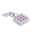High-Transparency Glow Stress-Relief Nine-Grid Key Clip - Pink